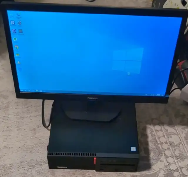 Lenovo SFF Intel i5-6500 3.2Ghz 16GbRAM 256Gb ssd 24" LED screen in Desktop Computers in City of Toronto - Image 8