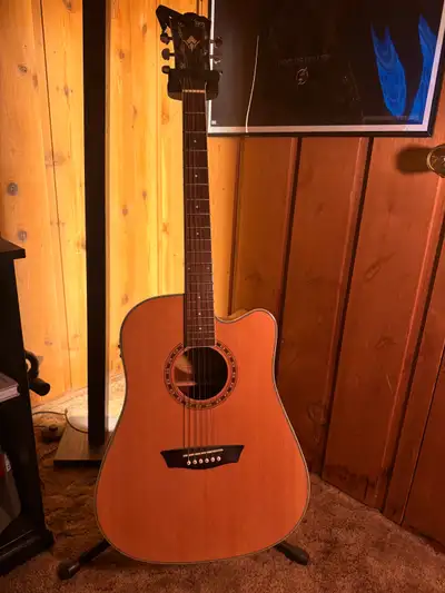 Washburn acoustic guitar, View more