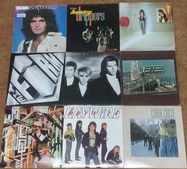 Vinyl - Pop, rock, prog, jazz, fusion.  More added.