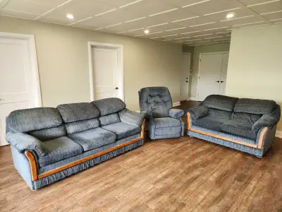 Sofa, Loveseat and Recliner Chair for Sale, View more