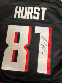 Authentic Nike Atlanta Falcons Hayden Hurst Signed Jersey NFL