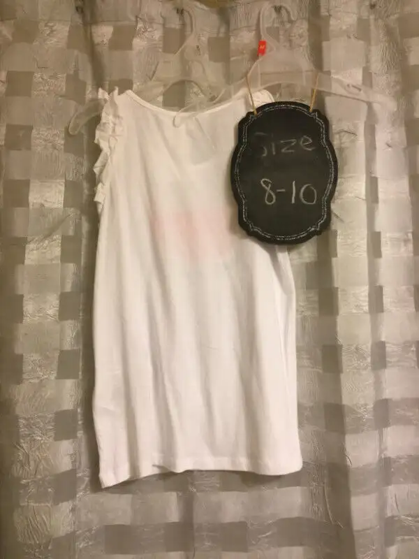 Brand new with tags H and M Watermelon white tank 8-10 in Kids & Youth in Calgary - Image 3