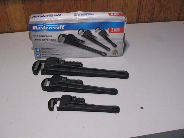 BRAND NEW,  3 Piece Pipe Wrench Set in Plumbing, Sinks, Toilets & Showers in City of Toronto - Image 3