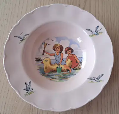 Vintage "Cream Petal" Bowl by W.H. Grindley & Co., View more