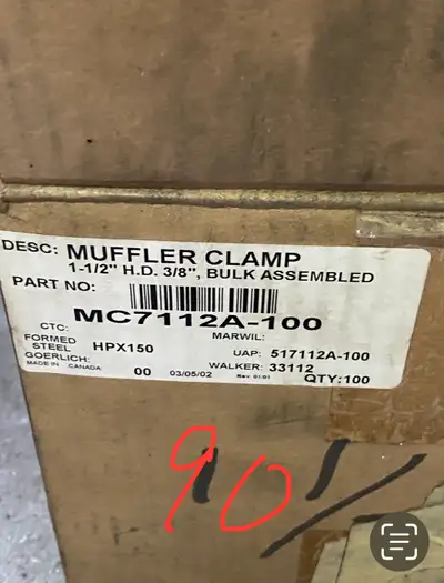 Exhaust Muffler Clamp, View more