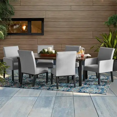 Better Home and Gardens Ellington Patio Dining Chairs (Set of 6) in Patio & Garden Furniture in St. Catharines - Image 2