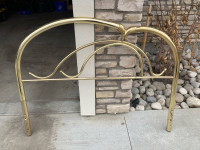 Brass headboard for Double bed frame