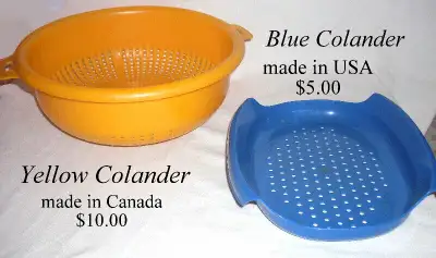 2 strong COLANDERS,  excellent condition  plastic  $10 and $5, View more