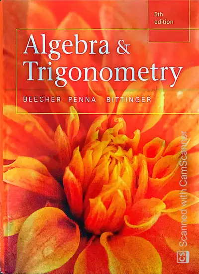 Algebra and Trigonometry. Textbook AND Student's Solution Manual, View more