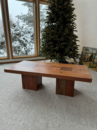 Structube Connor coffee table; solid acacia wood