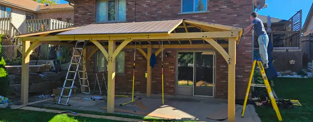 Gazebo/Shed-Installation Services. Yardistry Experts485448235489044481