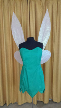 Tinkerbell fairy pixie Ladies Halloween costume/dress/cosplay
