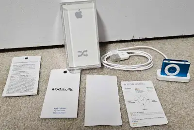 Apple iPod Shuffle 2nd Generation Blue, View more