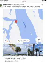 Own private island Florida Atlantic IntraCoastal Waterway