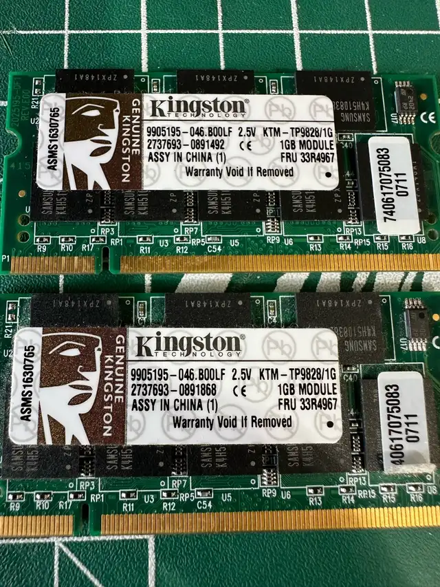 KTM-TP9828/1G Kingston 1GB PC2700 DDR-333MHz non-ECC  in System Components in Mississauga / Peel Region - Image 3