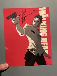 Robert Kirkman Signed The Walking Dead Print 