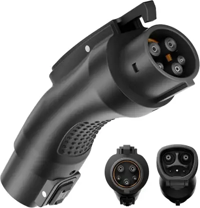 LJH Tesla to J1772 EV Charger Adapter 250V 48Amp High-Power, View more