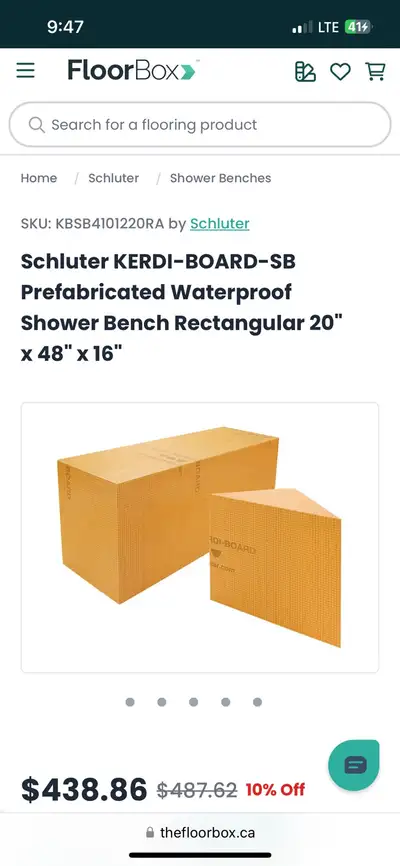 Schluter bench, View more