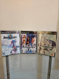 XENOSAGA 1, 2 AND 3 BRAND NEW AND SEALED PS2 GAMES