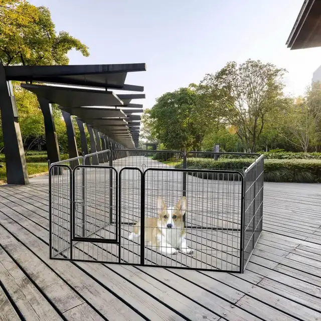 Puppy Playpen 8 Panels 32 Inch in Accessories in Markham / York Region - Image 8