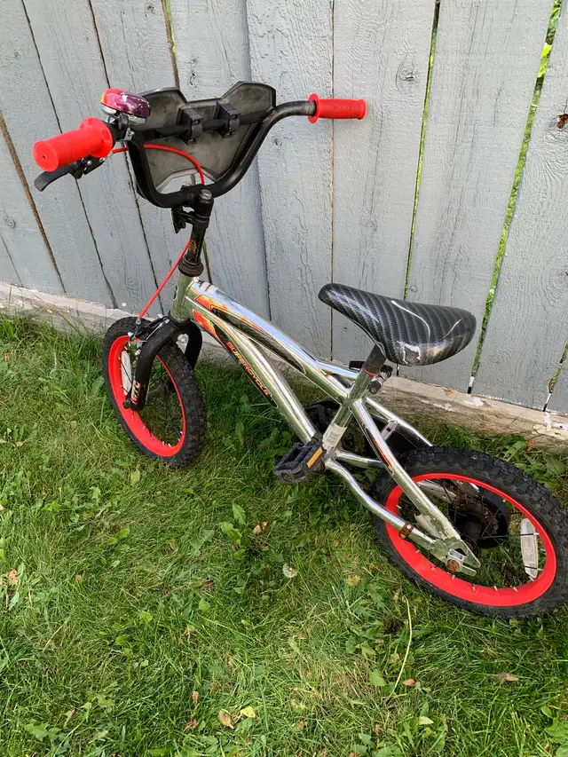 Kid 14" Red and Silver Bike in Kids in Edmonton - Image 6