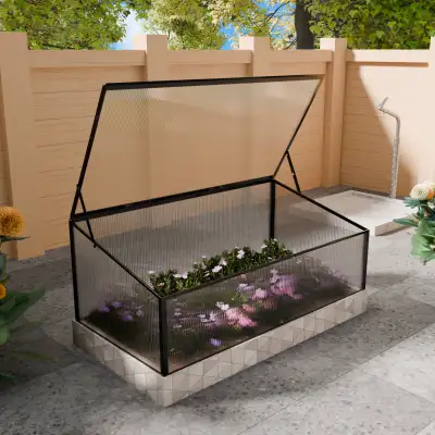 $35 YMX-01 Raised Greenhouse 107cm x 55 cm x (27.8-40.5) 3.51'x1, View more