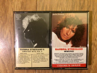 2x Barbra Streisand cassettes in great condition.