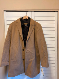 Camel Coloured Overcoat with Thermal Interior, from Dockers