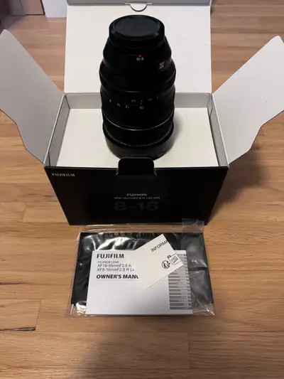 Fujifilm Fujinon Zoom Lens XF8-16mm F2.8 R LM WR, View more