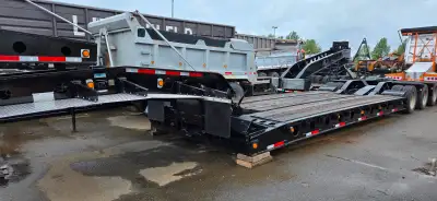 2005 K-Line 65 Ton Lowbed - $140,000 Tridem Double Drop Hydraulic Removable Gooseneck Lowboy Trailer...