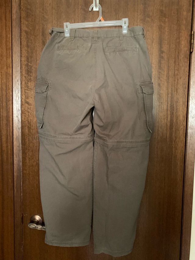 Men’s Zip-Off Pants to Shorts (olive Green) in Men's in La Ronge