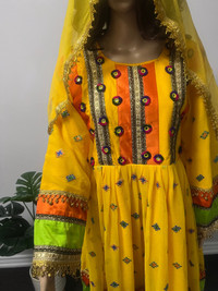 Yellow Afghani dress