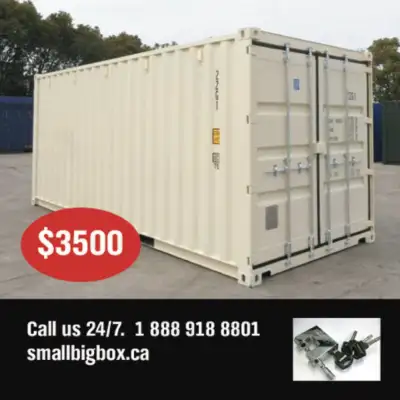 Contact us at SMALL BIG BOX 888-918-8820 day or night 7 days a week as we are always on call. We wil...