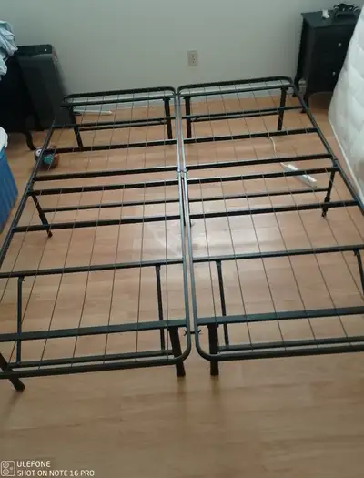 Bed frame (queen size) for $70, View more