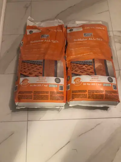 Schluter 50 lb. All-Set White Modified Thin-Set Mortar, View more