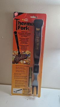 TruCook Thermo Fork Instant Read Meat Thermometer BBQ Temp Check