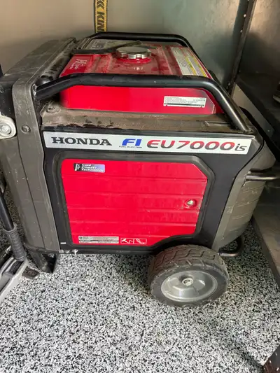 Honda eu7000 is generator. Name says it all. The machine is near new with very low hours. Super quie...