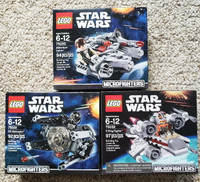 LEGO STAR WARS SERIES 1 MICROFIGHTERS #75030-75032 BRAND NEW