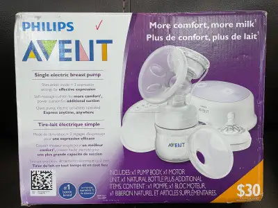 Philips Avent single electric breast pump, View more
