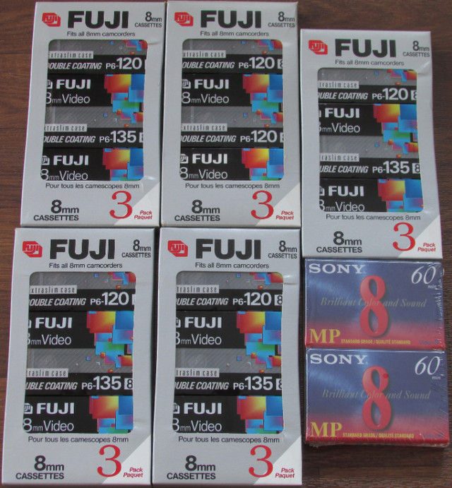 Cassettes Video Sony Fuji 8mm dans Autre  à Lévis - Image 3