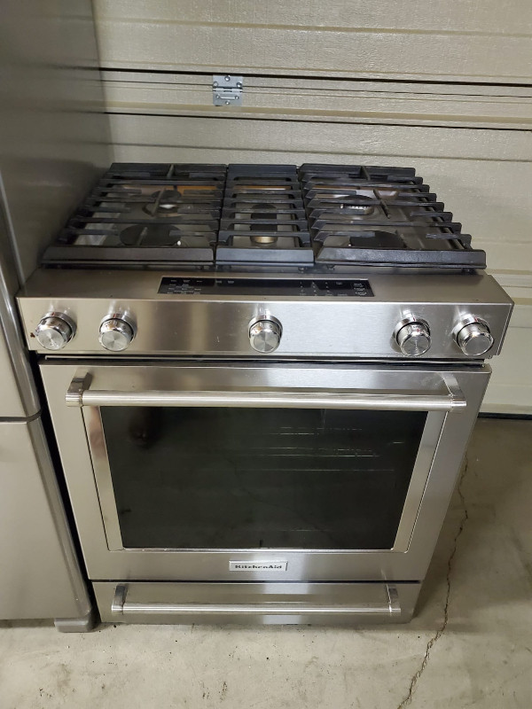 Kitchen aid 36” w gas stove range oven Stoves, Ovens & Ranges City