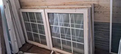 2x4 T8 light sets 19pcs, Windows 32x53 1pcs, 48x40 18pcs, 36x48 3pcs, 24x52 7pcs, 38x48 3pcs, 58x60...