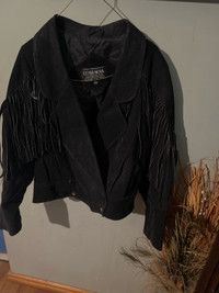 Cosa Nova fringed suede/leather jacket 