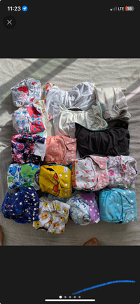 Best deal bundle of 24 cloth diapers