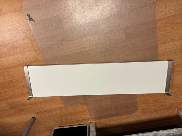 white floating shelf  in Bookcases & Shelving Units in Edmonton