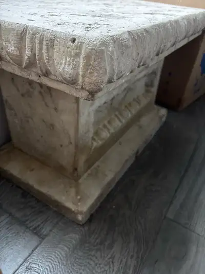Faux Marble Pedestal - Inside or Out, View more
