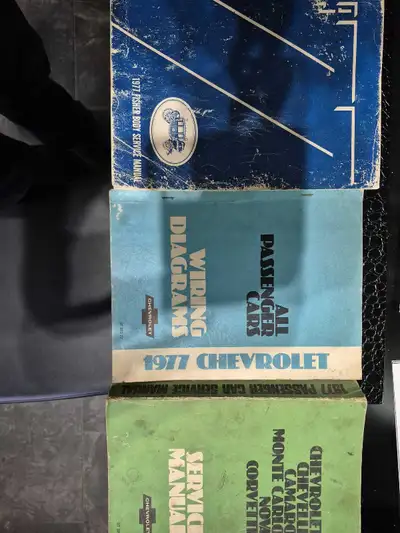 1977 Chevrolet Service Manual - includes Corvette. Used but all there. Asking $50 obo. Also have 197...