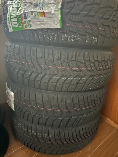 Brand new winter tires size 195 65 15 with 4 rims (they are in great shape) Only reason for selling...