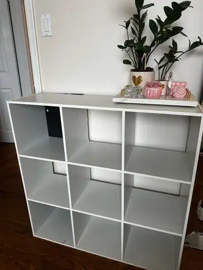MOVING SALE - White Bookcase, View more