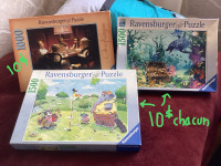 Casse-têtes puzzles Ravensburger et divers 10$ et moins